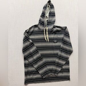 Billabong Striped Gray Hoodie for Men